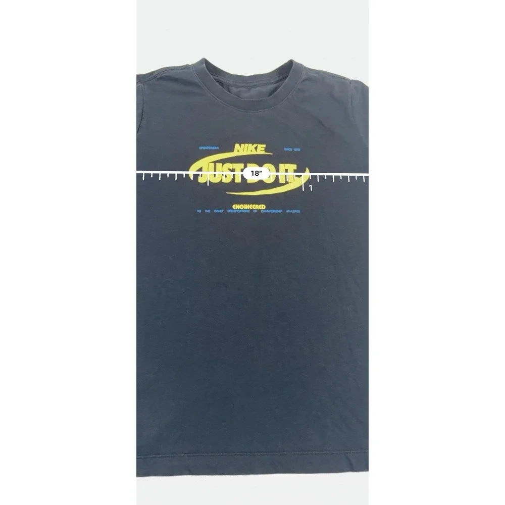 Nike Sportswear 'Just Do It' Graphic Crewneck T-Shirt Black Size XL
